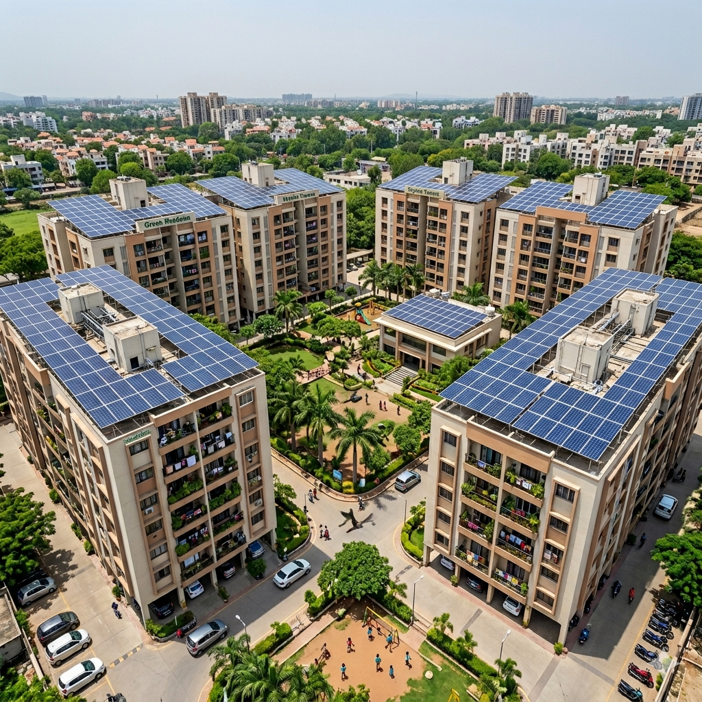 Solar Panel Installation for Housing Society Ludhiana